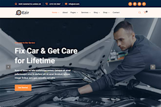 do auto detailing website, car repair, car wash, car dealer, mechanic website