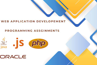 develop web apps and solve programming assignments, java, php, python