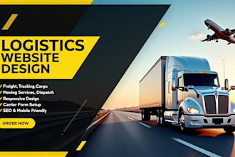 design logistics, trucking, dispatch, freight, and moving company website