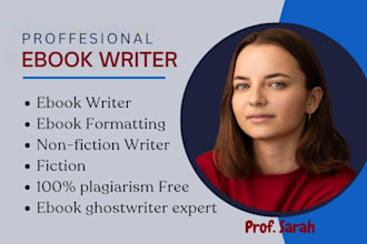 ghostwrite 30,000 words for your KDP ebook, non fiction and fiction ebook writer