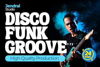 be your professional music producer for disco, funk and rnb