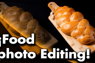 retouch your food photos with color grading and retouching