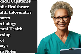 do public, medical health, mental, nursing, psychology, capstone, picot, reports