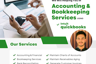 do bank reconciliation and manage monthly bookkeeping using quickbooks online