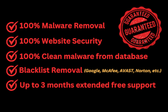 remove malware, blacklist, and redirecting issues