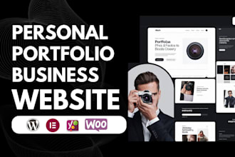personal portfolio website, business website, personal website, portfolio websit
