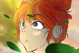 create custom anime style profile pictures