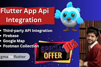 do any API integration in flutter apps both android, ios