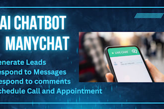 create manychat chatbot for your business and social media