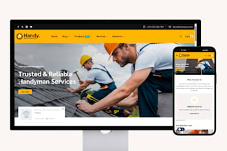roofing landing page construction website roofing website hvac handyman website