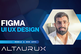 do figma website design and prototype website ui ux design