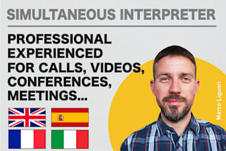 translate simultaneously to and from these 4 languages
