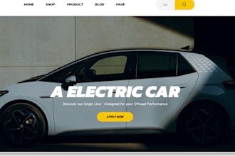 design auto part shopify store automotive car part car accessories shopify web