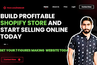 design redesign edit clone update fix shopify website store professionally