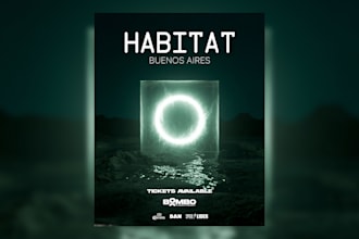 design a 3d flyer for your music event