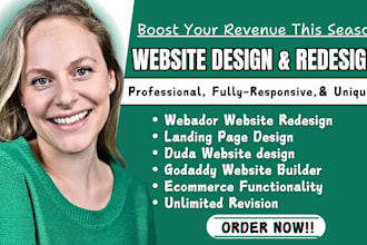 do webador website redesign godaddy website webador ecommerce store duda website