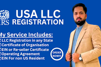 do US llc, wyoming llc, register non resident llc and ein, itin