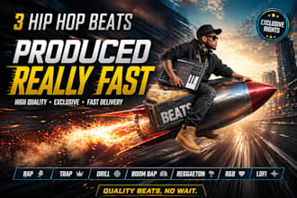 produce 3 hip hop beats in less than 24 hours