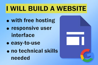 build a google sites website in any language with free hosting