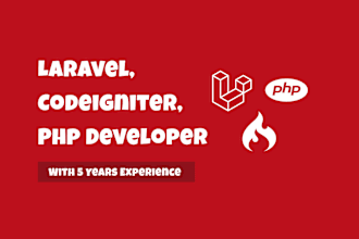 fix, create website using codeigniter, laravel, php