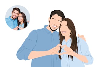 draw minimalist portrait, flat portrait, faceless vector art