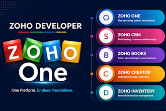 be your zoho one expert for CRM, automation, integrations, and workflow