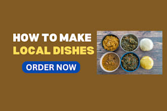 african dishes, local delicacy, special meal