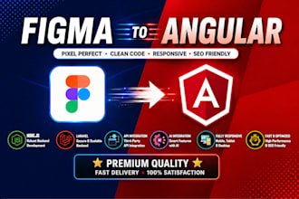 develop angular frontend, figma to angular, node js, nestjs, laravel api