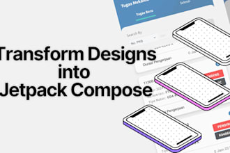 transform designs to jetpack compose