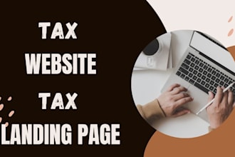 design an exquisite income tax website finance website