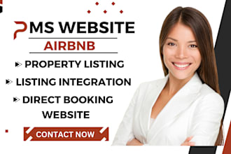 build property management website listing on airbnb hostaway