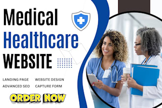 design healthcare website elderly care website medicare telemedicine website