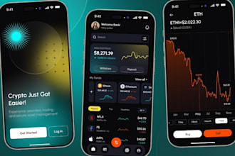 do crypto wallet app blockchain money transfer app trading app, fintech app