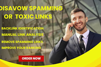 disavow spammy bad baklinks or toxic links permanently from your site