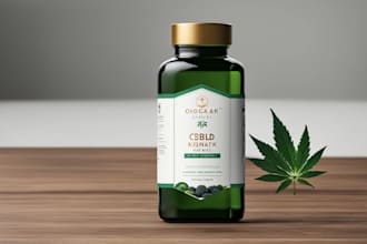 do minimalist food packaging and cbd label design