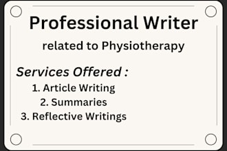 design content regarding physiotherapy subjects
