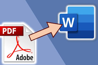 convert PDF to word or word to PDF