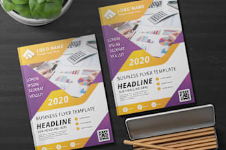 design flyer, brochure, and leaflet etc