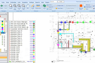 do drywall material takeoff and cost estimation of construction projects