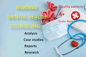 write nursing american history literature psychology and mental health