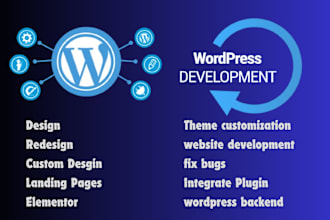 build, rebuild, redesign and custom design wordpress website