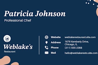 make front and back professional business card design