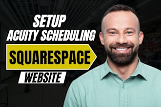 setup squarespace acuity website,booking scheduling calendly appointment website