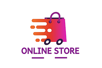 do shopify ecommerce online store shop retail business logo design