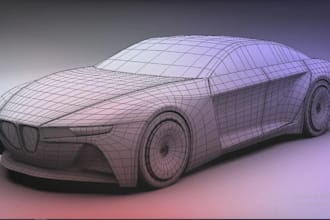 do 3d model your car and 3d render and 3d animation  3d detailed cars model