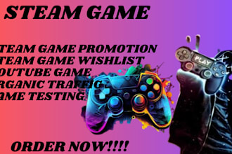 raise your steam game wishlist for steam game marketing, steam game promotion