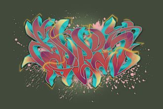 make professional custom graffiti art services