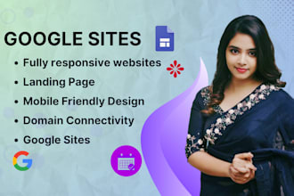 build a professional business website using google sites