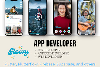 develop amazing apps in flutter and flutterflow for ios and android
