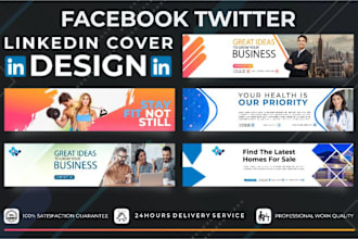 design linkdelin banner image ads facebook cover banner twitter youtube banner